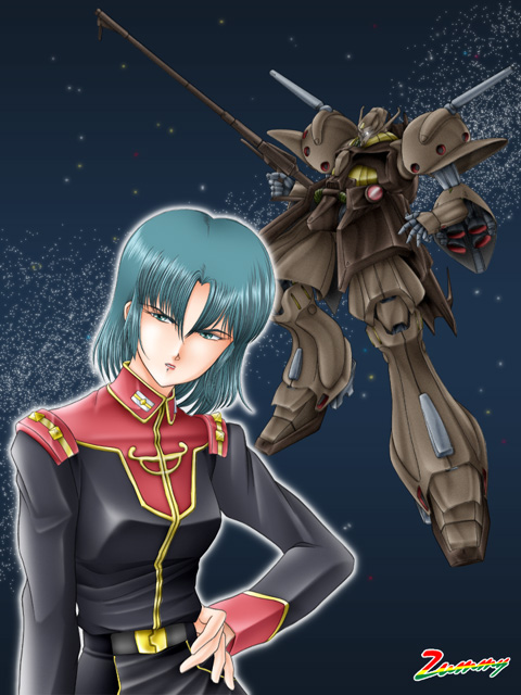 gabthley and mouar pharaoh (gundam and 1 more) drawn by zummy