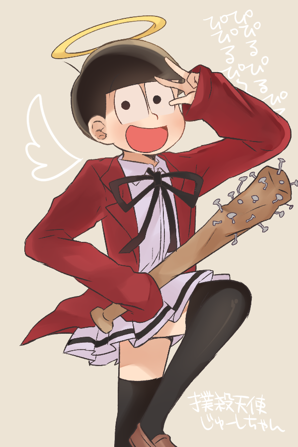 matsuno jyushimatsu and mitsukai dokuro (osomatsu and 2 more) drawn by usameruti