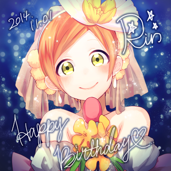 hoshizora rin (love live! and 1 more) drawn by momoiro_oji