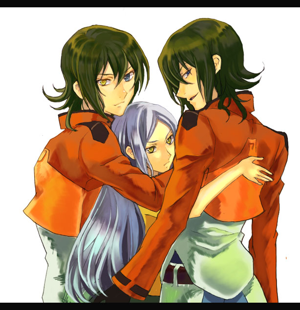allelujah haptism, soma peries, and hallelujah haptism (gundam and 1 more) drawn by kafka_(artist)