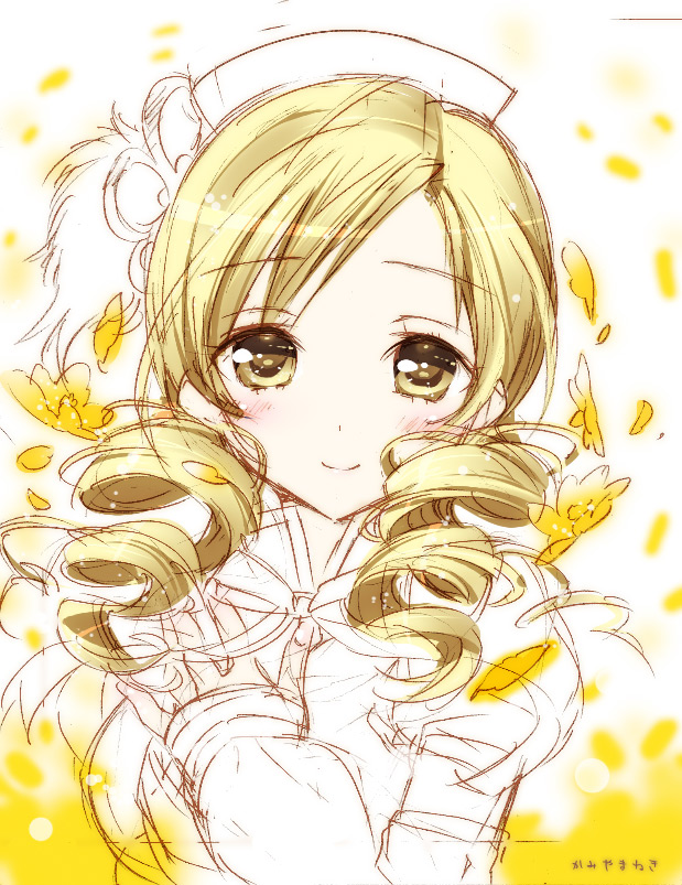 tomoe mami (mahou shoujo madoka magica) drawn by kamiya_maneki