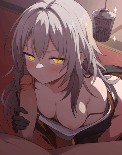 trailblazer and stelle (honkai and 1 more) drawn by waero