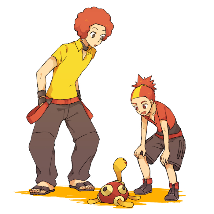 shuckle, flint, and buck (pokemon and 2 more) drawn by aloe28