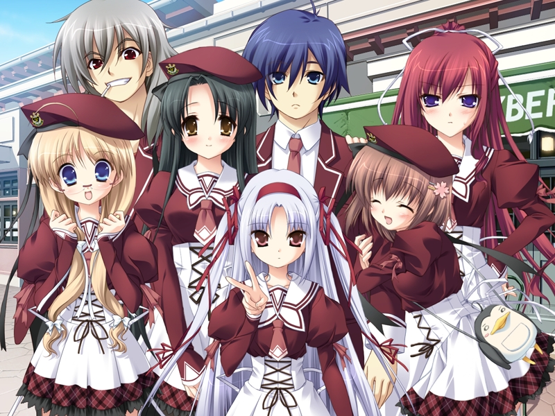 kusakabe misuzu, momono shiori, minase yuka, hirohara yukiko, tachibana kukuri, and 2 more (11eyes)