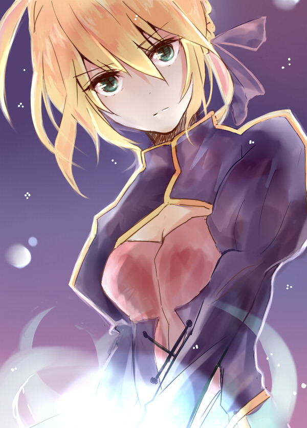 artoria pendragon and saber (fate and 1 more) drawn by anko0308