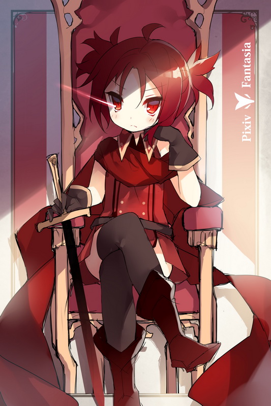 pixiv fantasia and 1 more drawn by saru