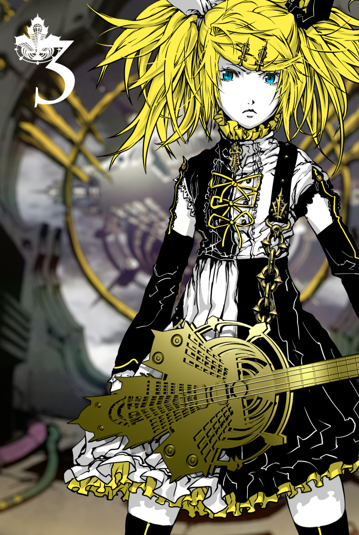 kagamine rin (vocaloid and 1 more) drawn by nagimiso