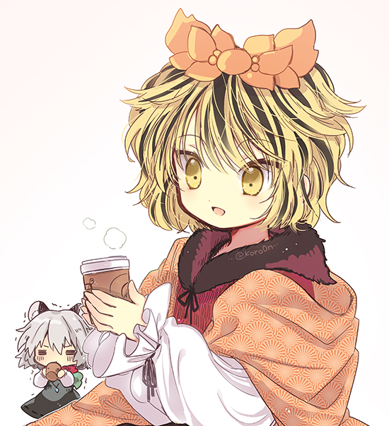 nazrin and toramaru shou (touhou) drawn by biyon