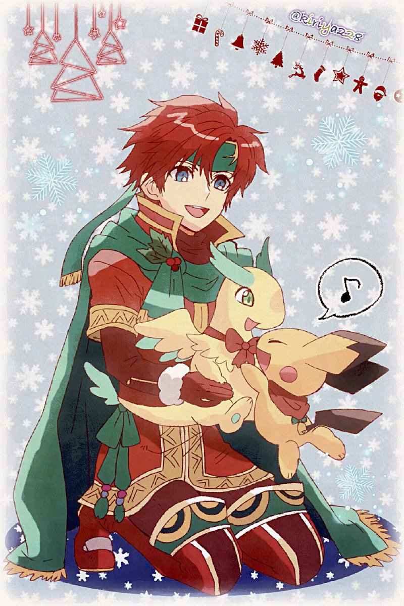 pichu, roy, and fae (pokemon and 4 more) drawn by kiriya_(552260)
