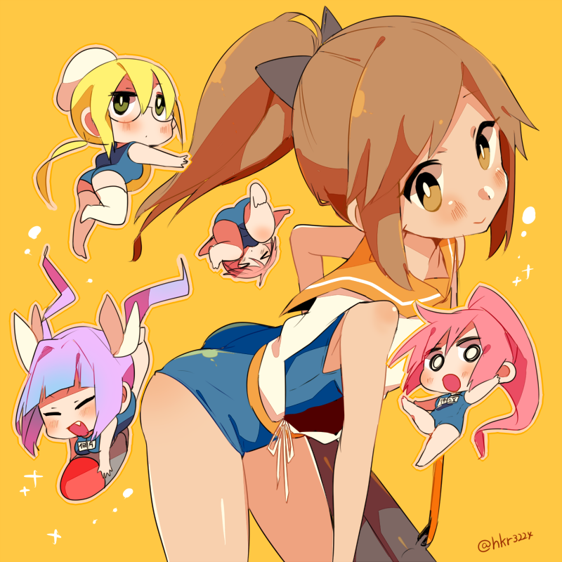 i-19, i-58, i-401, i-8, and i-168 (kantai collection) drawn by hikaru_(hkr3224)