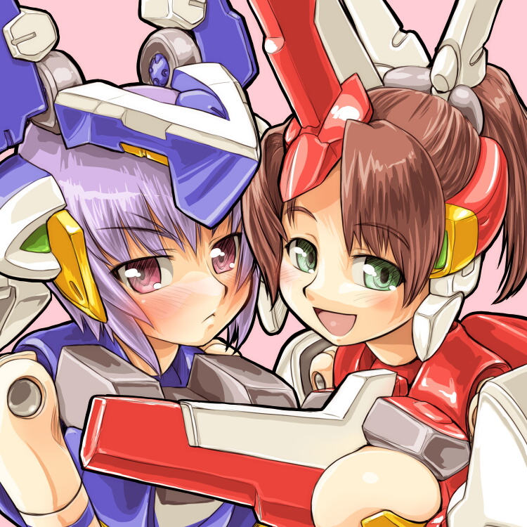 espadia and lancamento (busou shinki) drawn by dd_(ijigendd)