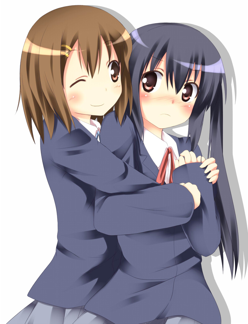 nakano azusa and hirasawa yui (k-on!) drawn by hisae_(hisae_collect)