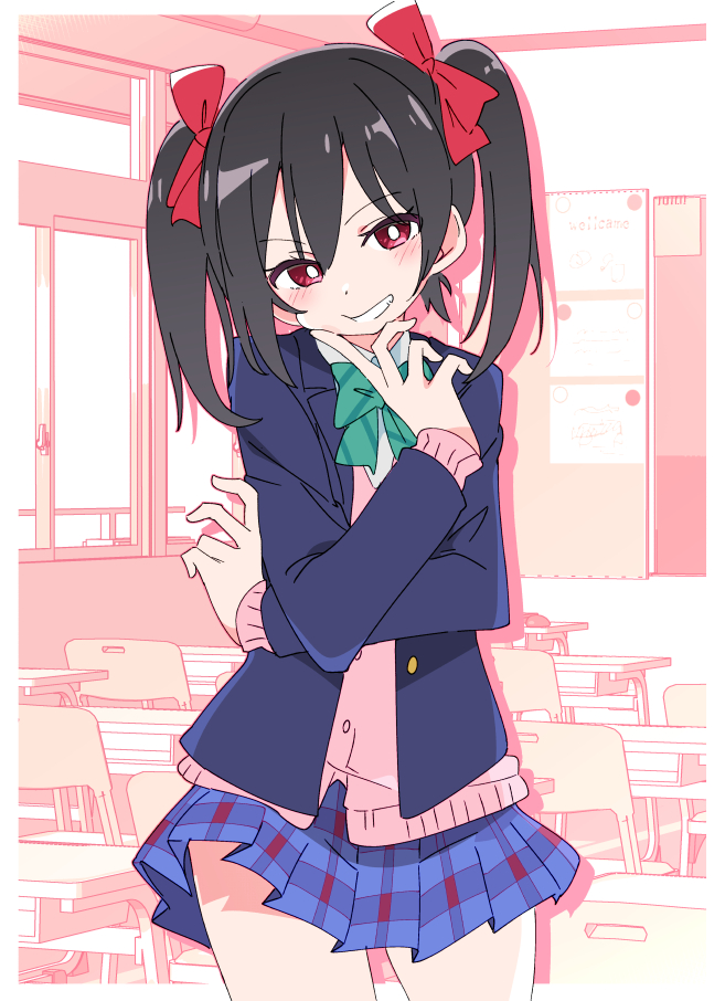 yazawa nico (love live! and 1 more) drawn by ixy