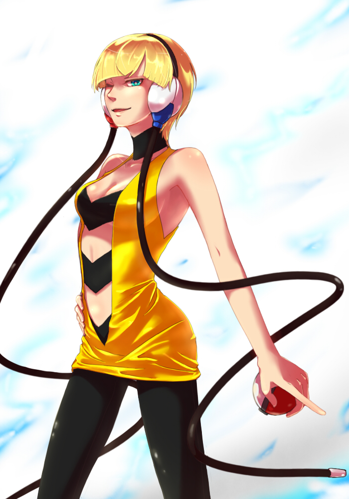 elesa (pokemon and 1 more) drawn by ameya_nihachi