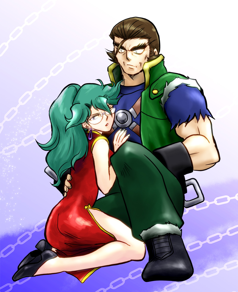 argo gulskii and nastasha zabigov (gundam and 1 more) drawn by amakasu