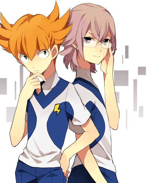 manabe jin'ichirou and minaho kazuto (inazuma eleven and 2 more) drawn by tsukuyomi_03