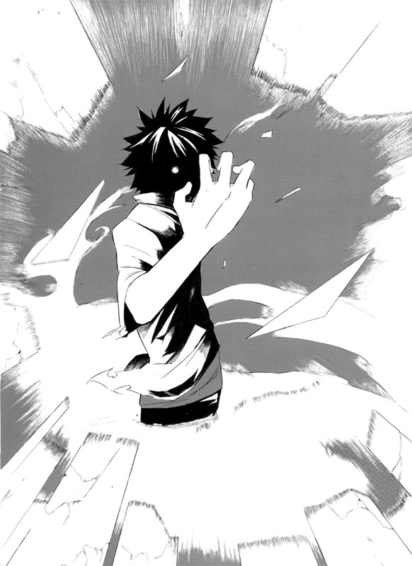 kamijou touma (toaru majutsu no index and 1 more) drawn by black_(pixiv292030)