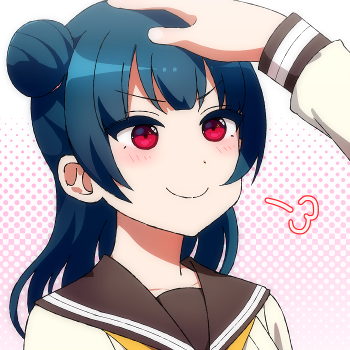 tsushima yoshiko (love live! and 1 more) drawn by sellel