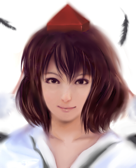 shameimaru aya (touhou) drawn by harusame_(unmei_no_ikasumi)