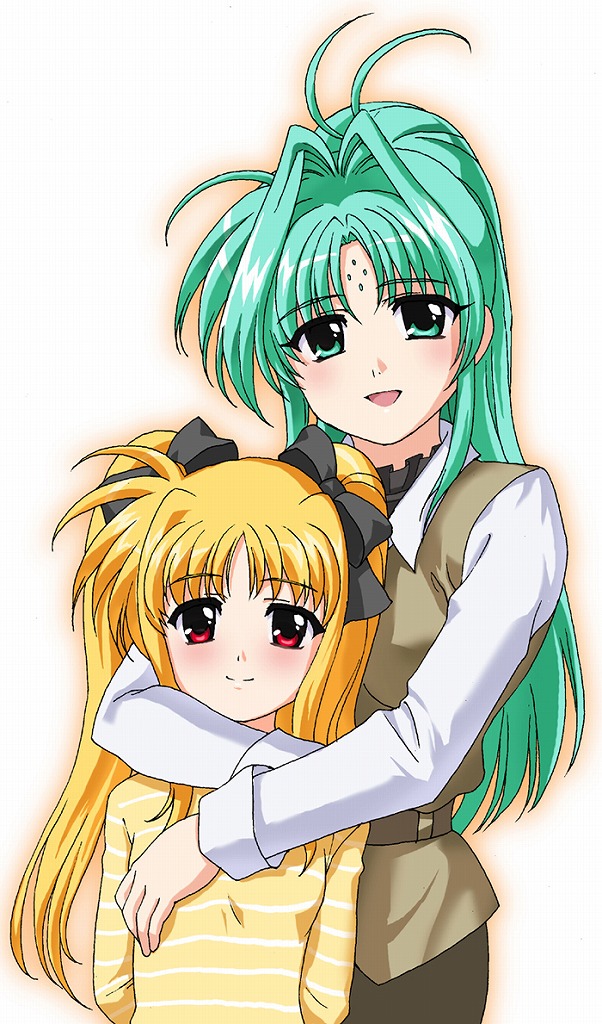 fate testarossa and lindy harlaown (lyrical nanoha and 2 more)