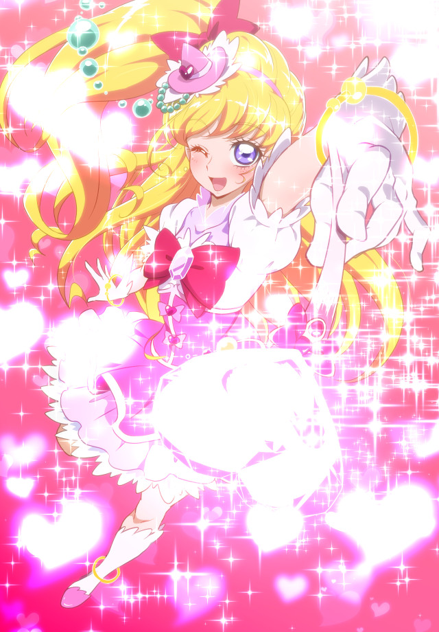 asahina mirai and cure miracle (precure and 1 more) drawn by tj-type1