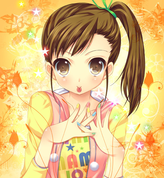 futami mami (idolmaster and 1 more) drawn by mitsumomo_mamu