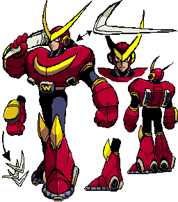 quick man (mega man and 2 more) drawn by ariga_hitoshi