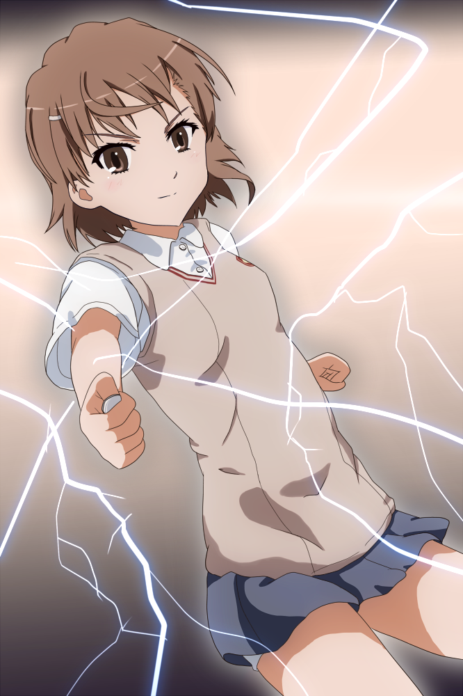 misaka mikoto (toaru majutsu no index and 1 more) drawn by ma-2_(konkon_kitakitsune)