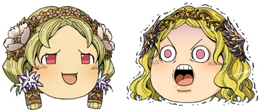 freia and idunn (zangeki no reginleiv) drawn by maso_(ascii_art)