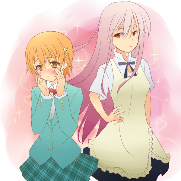 inami mahiru, takanashi souta, and takanashi kotori (working!!) drawn by tenjou_ryuka