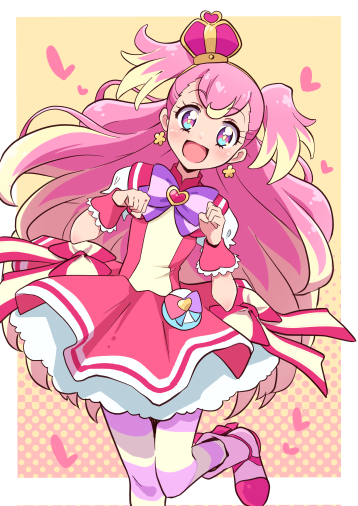 inukai komugi and cure wonderful (precure and 1 more) drawn by cbgb