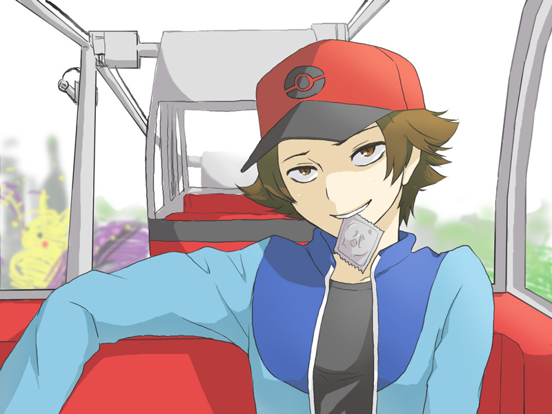 pikachu and hilbert (pokemon and 1 more) drawn by shirataki_(nsknprpr)