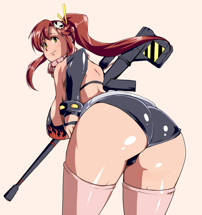 yoko littner (tengen toppa gurren lagann) drawn by saruanu