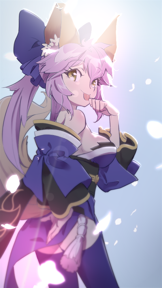 tamamo and tamamo no mae (fate and 3 more) drawn by ichi_(pinkshoes)