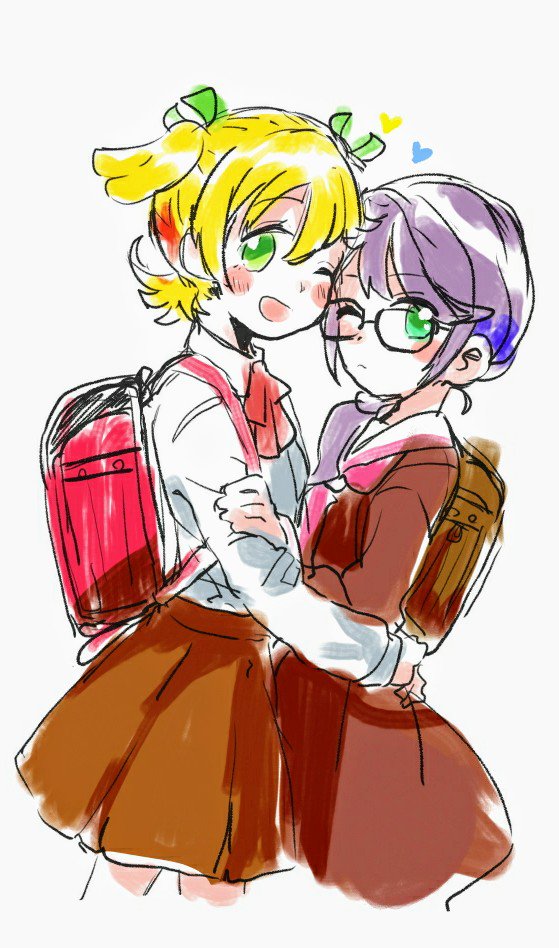 daiba nana and hoshimi junna (shoujo kageki revue starlight) drawn by samochau