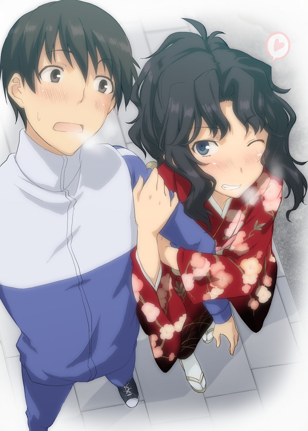 tanamachi kaoru and tachibana jun'ichi (amagami) drawn by nagisa_manoa