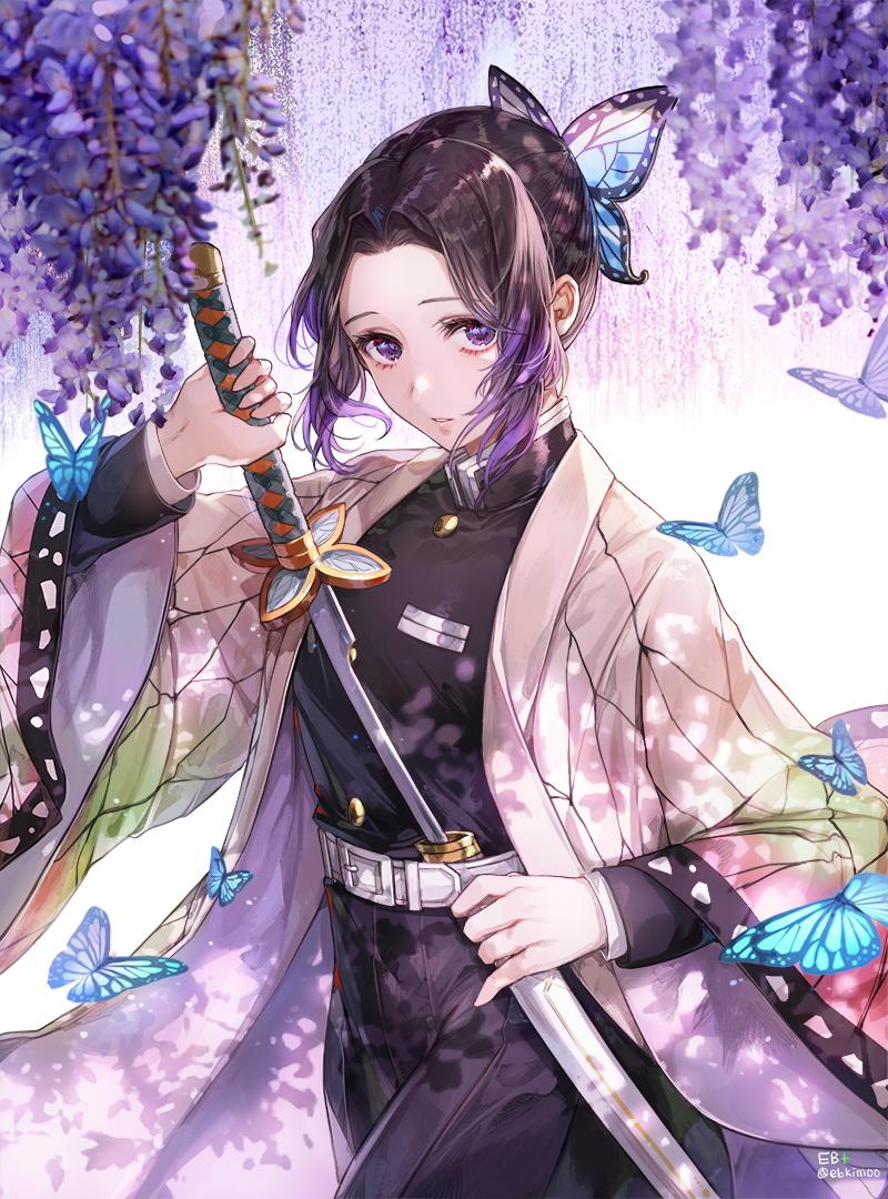kochou shinobu (kimetsu no yaiba) drawn by kim_eb