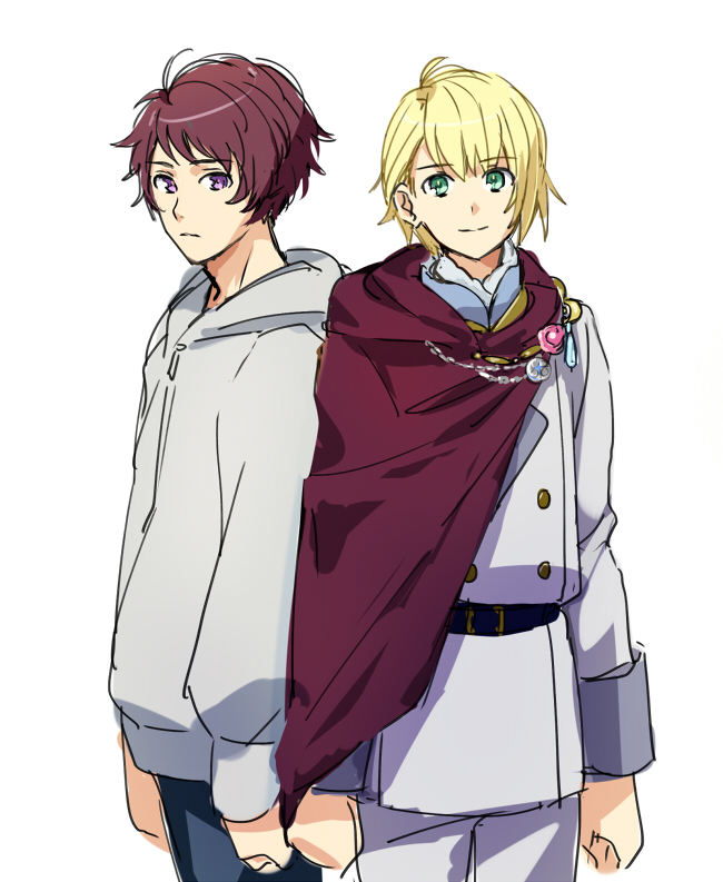 asseylum vers allusia and rayet areash (aldnoah.zero) drawn by logi_bunbukucha