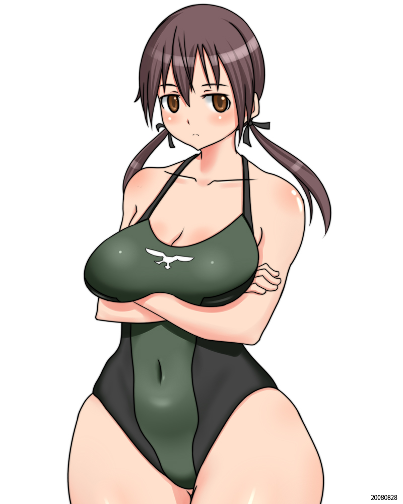 gertrud barkhorn (world witches series and 1 more) drawn by monmonism