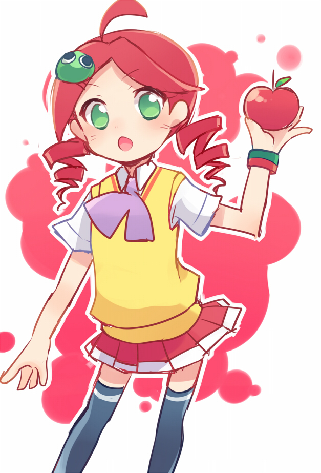 puyo and andou ringo (puyopuyo and 1 more) drawn by xox_xxxxxx