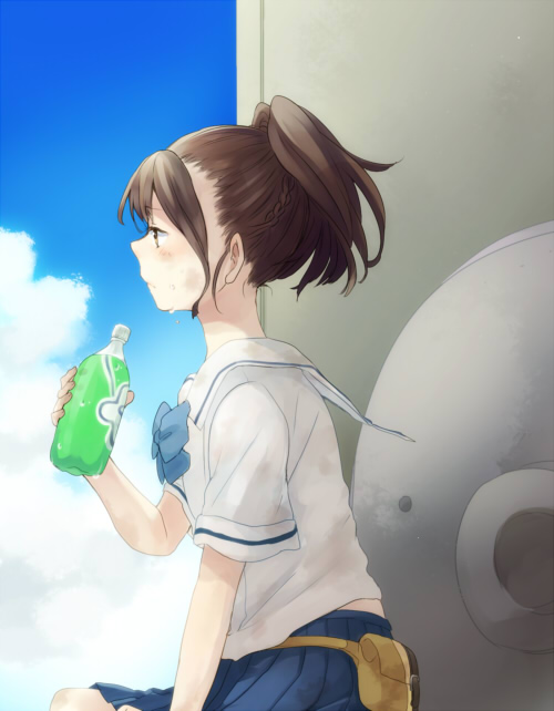 senomiya akiho (robotics;notes and 1 more) drawn by takana_(nanao)