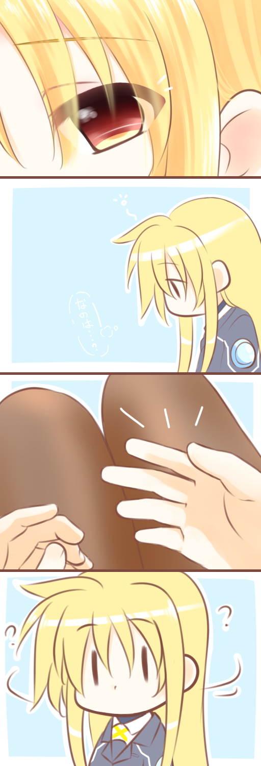 fate testarossa (lyrical nanoha and 2 more) drawn by kerorokjy