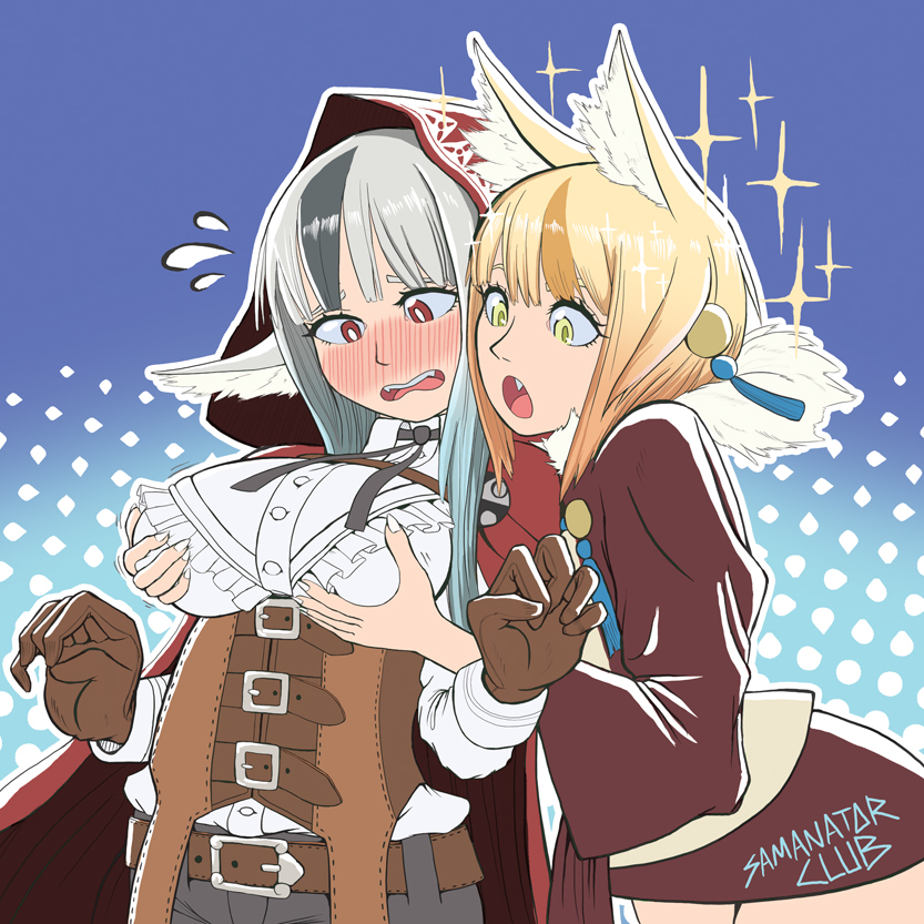 selkie and velouria (fire emblem and 1 more) drawn by samanator_club