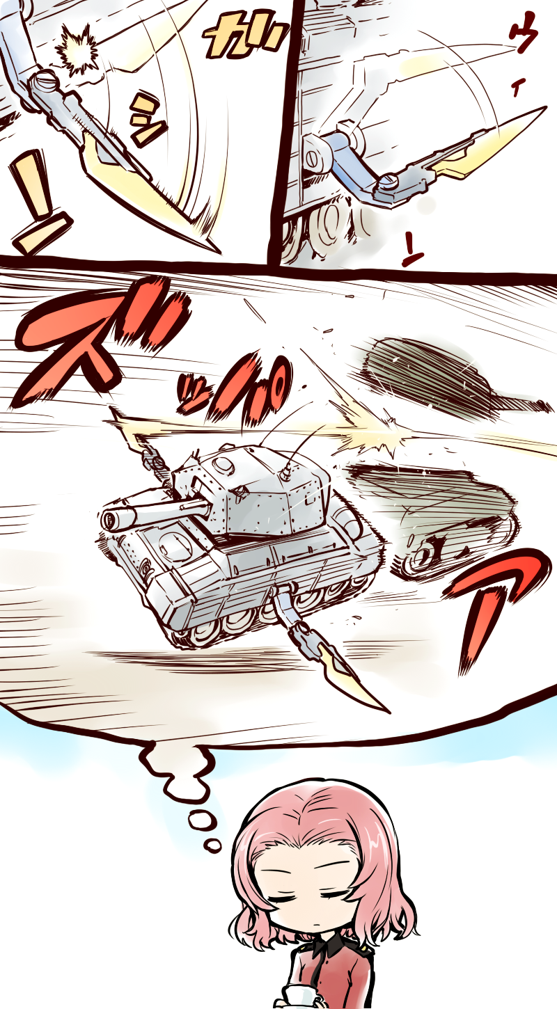 rosehip (girls und panzer and 1 more) drawn by kato_takuji