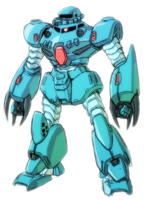 zaku ii and z'gok-e (gundam and 1 more) drawn by kuramochi_kyouryuu