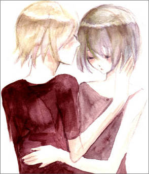 ayanami rei and nagisa kaworu (neon genesis evangelion)
