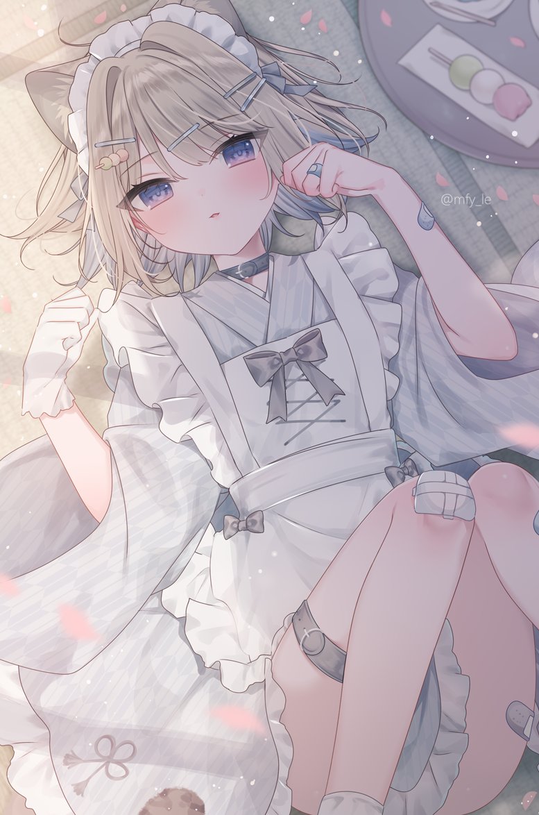 mafuyu and mafuner (indie virtual youtuber) drawn by mafuyu_(chibi21)