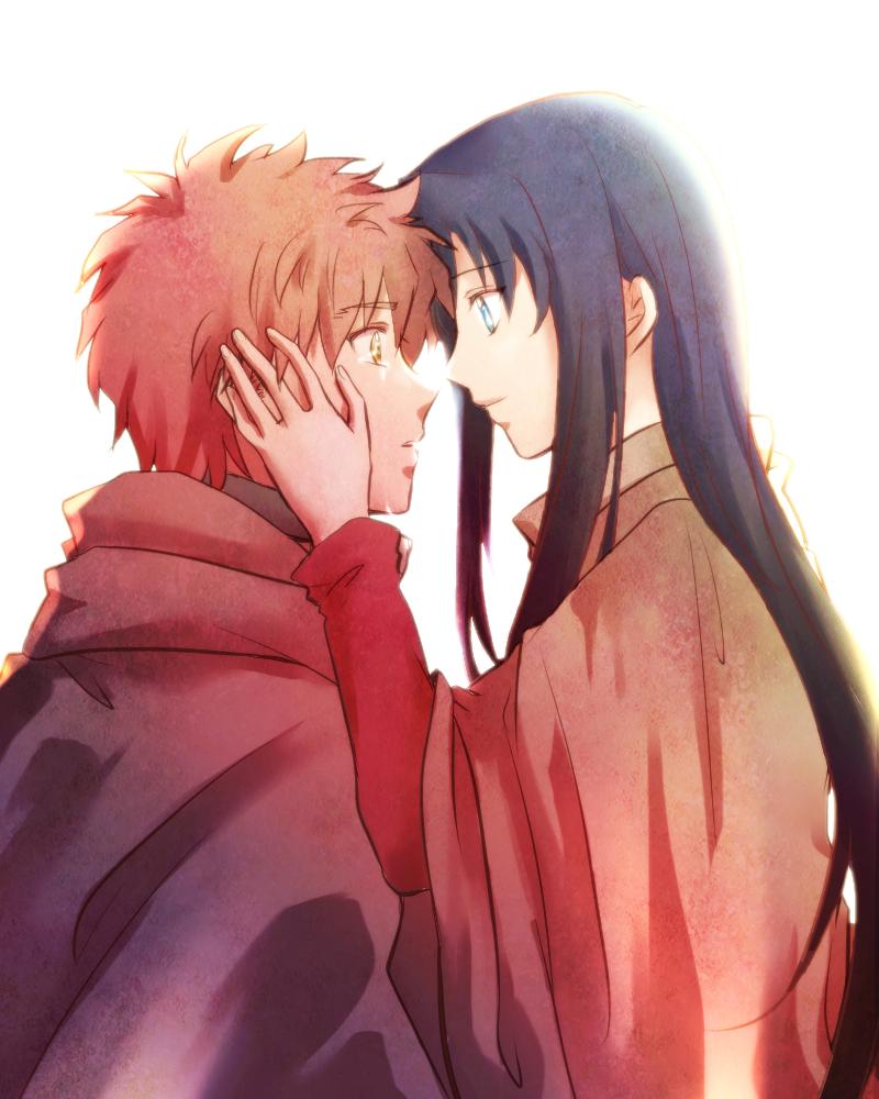 tohsaka rin and emiya shirou (fate and 1 more) drawn by takiji_(micco)