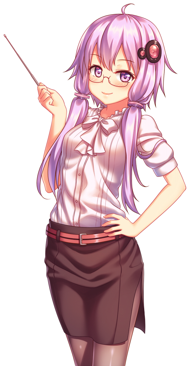 yuzuki yukari (vocaloid and 1 more) drawn by nazu-na