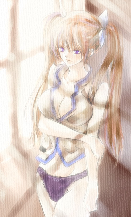 takamachi nanoha (lyrical nanoha and 1 more) drawn by ego6
